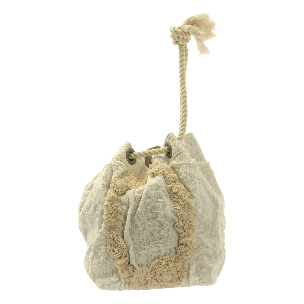 tricot COMME des GARCONS / トリココムデギャルソン | ロープハンドル フラワー モチーフ ハンドバッグ |