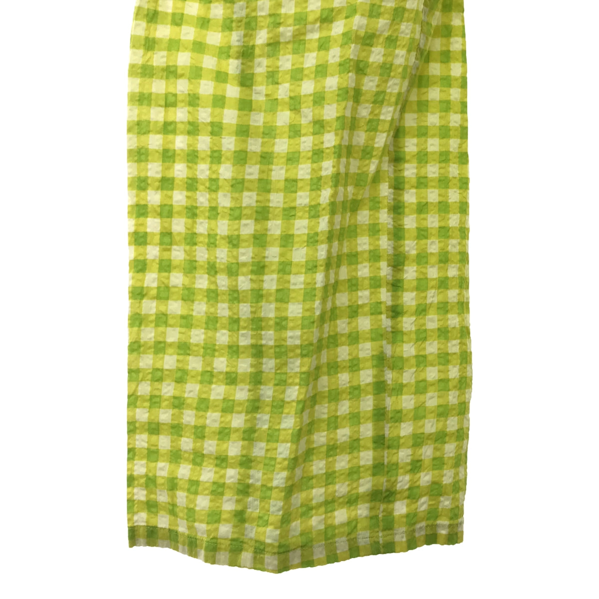 RHC Ron Herman | Drawstring Easy Pants with Inner Lining | XS | Green/Yellow/White | Women's