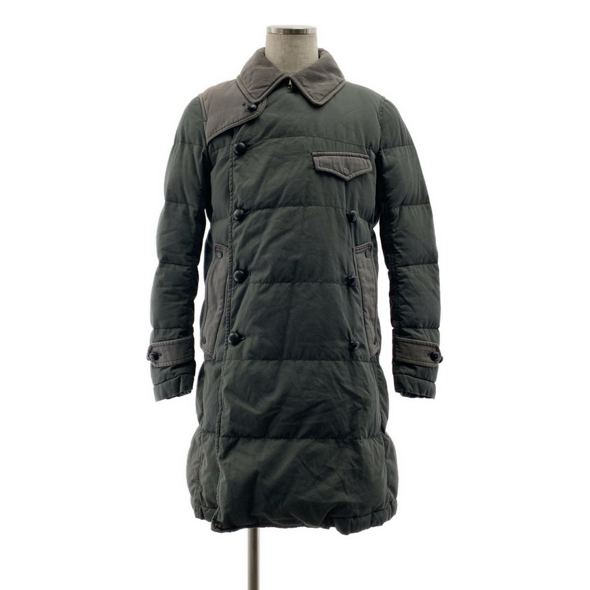 JUNYAWATANABE COMMEdesGARCONS MAN / 준야와타나베만 | 2013AW | × DUVETICA / 듀베티카 더블 다운 코트 | S | 그레이 | 남성