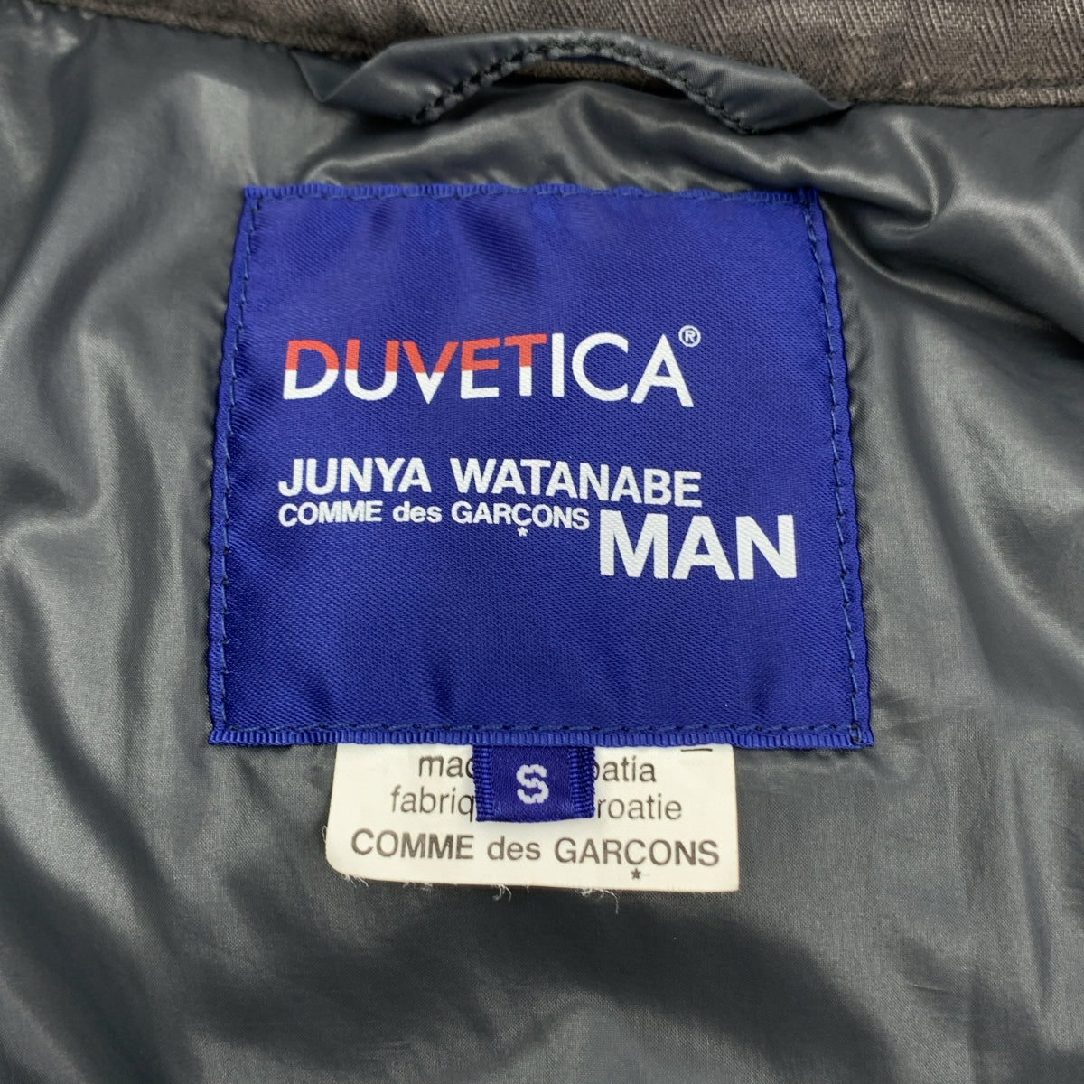 JUNYAWATANABE COMMEdesGARCONS MAN / 준야와타나베만 | 2013AW | × DUVETICA / 듀베티카 더블 다운 코트 | S | 그레이 | 남성