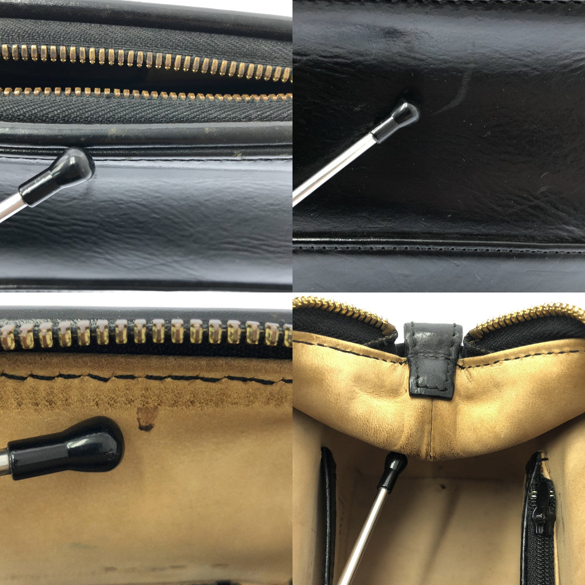 OHBA / 오하이 가방 | 가죽 베개 파우치 두 번째 클러치 백 | 블랙 | 남성