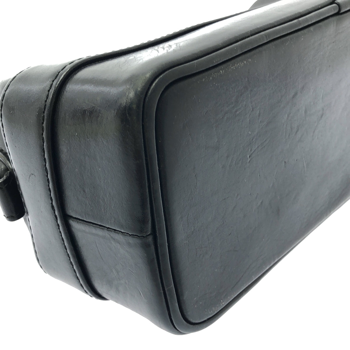 OHBA / 오하이 가방 | 가죽 베개 파우치 두 번째 클러치 백 | 블랙 | 남성