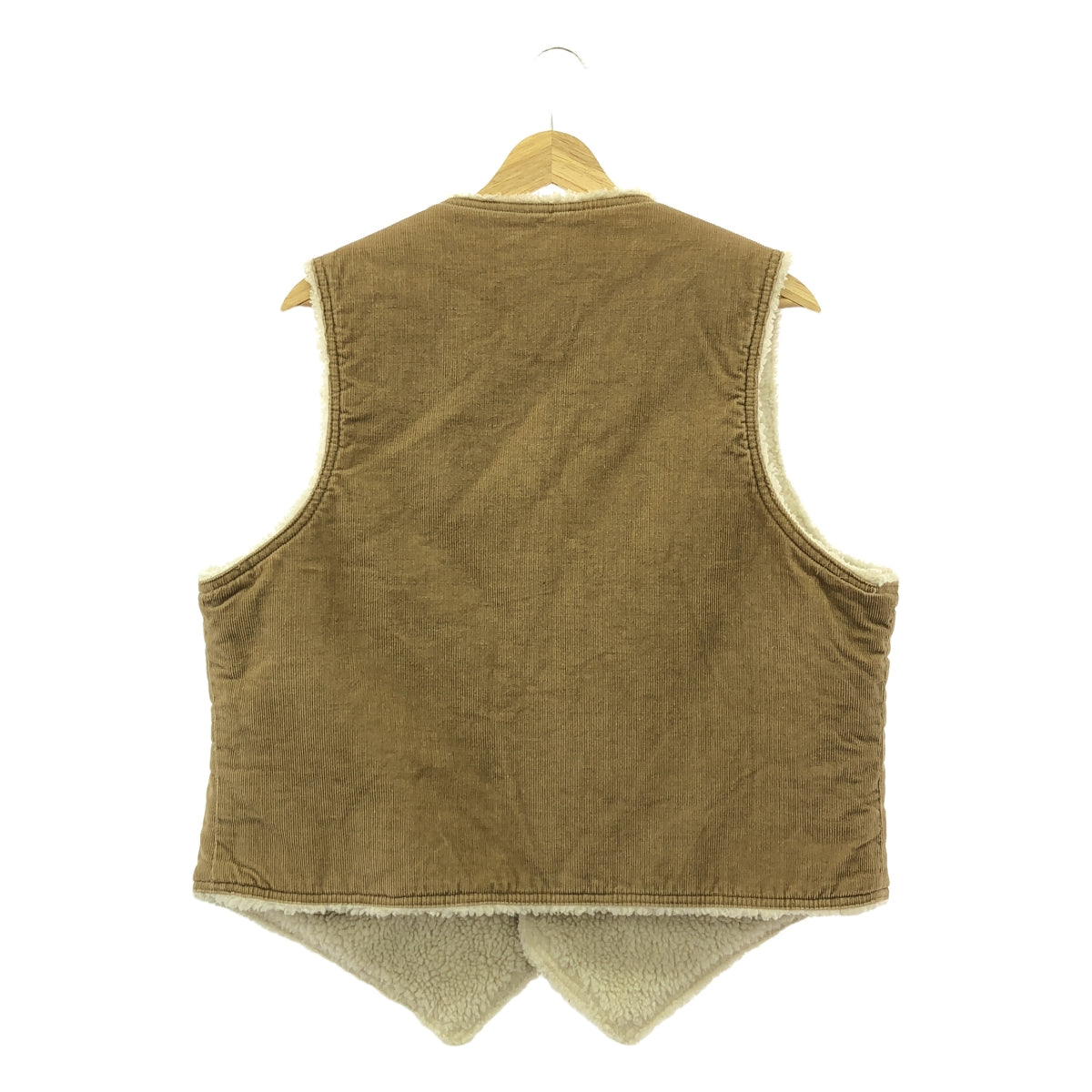 Levi's | 估計是 1970 年代 ~ 復古 / 美國製造復古燈芯絨羊毛背心 / 60605-1523 | XL | 棕色 | 男款