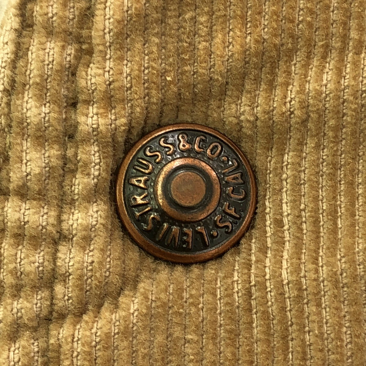 Levi's | 估計是 1970 年代 ~ 復古 / 美國製造復古燈芯絨羊毛背心 / 60605-1523 | XL | 棕色 | 男款