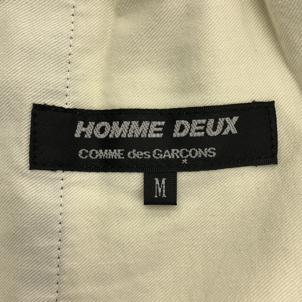 COMME des GARCONS HOMME DEUX / コムデギャルソンオムドゥ | 2021AW | ウール キュプラ 斜めストライプ パンツ | M | メンズ