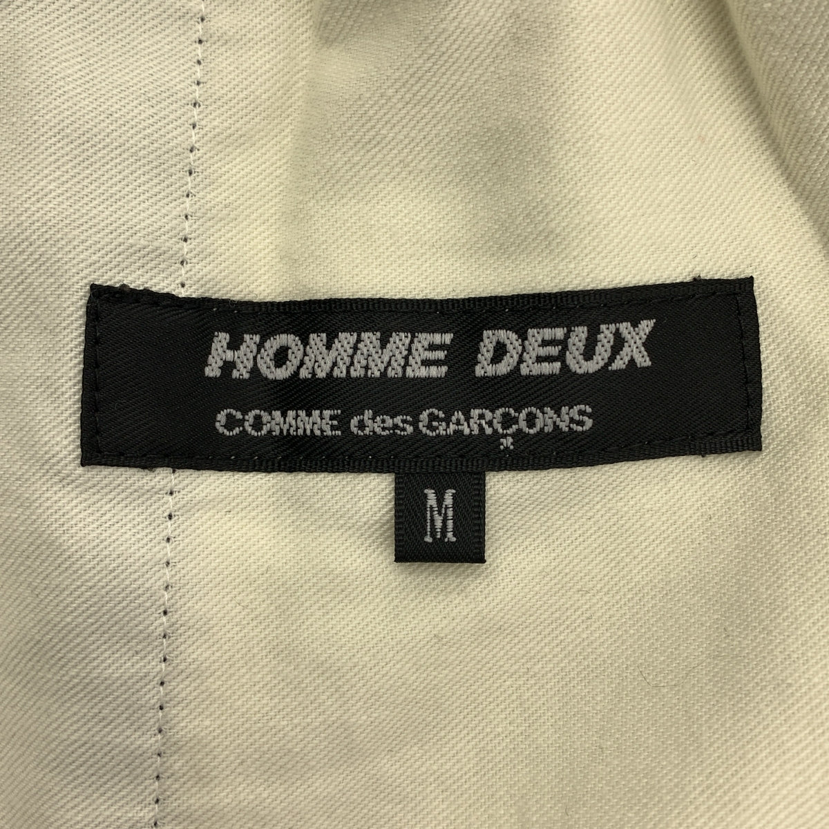 COMME des GARCONS HOMME DEUX / コムデギャルソンオムドゥ | 2021AW | ウール キュプラ 斜めストライプ パンツ | M | メンズ