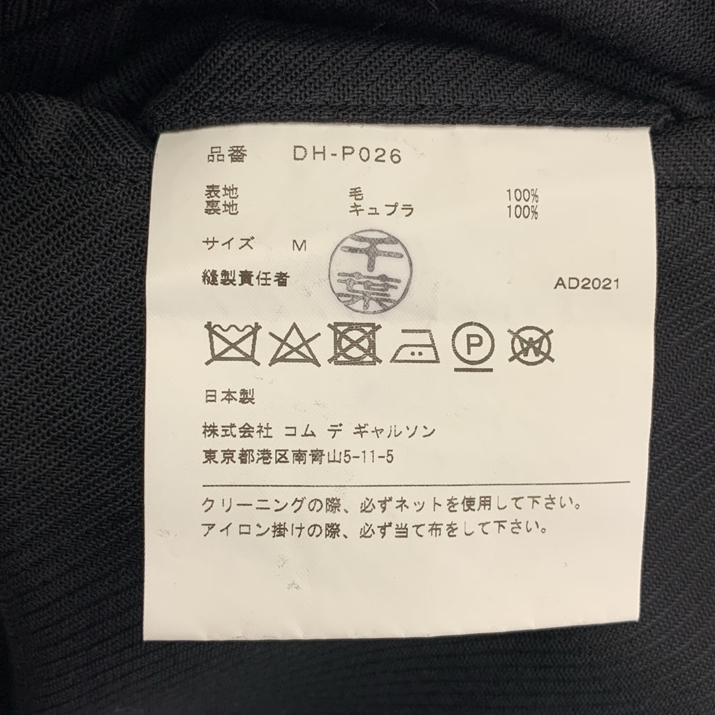 COMME des GARCONS HOMME DEUX / コムデギャルソンオムドゥ | 2021AW | ウール キュプラ 斜めストライプ パンツ | M | メンズ