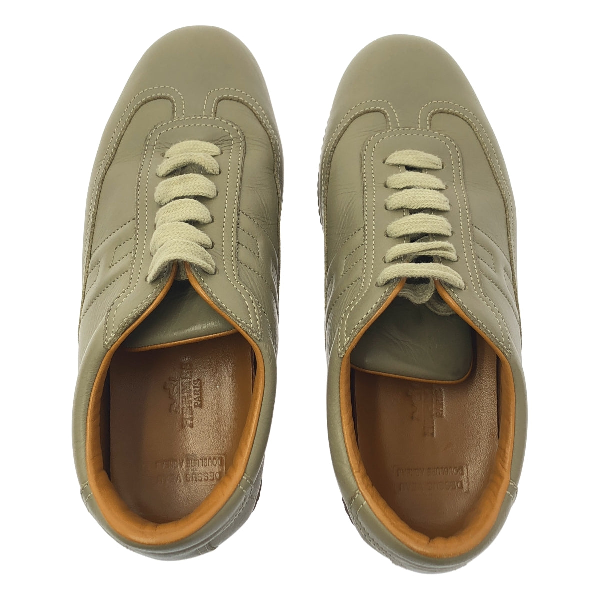 HERMES / 헤르메스 | Quick 빠른 / 가죽 운동화 | 37 1/2 |