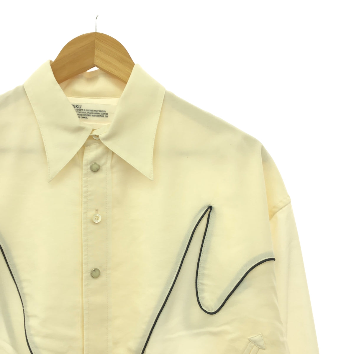 【新品】  DAIRIKU / ダイリク | 2024SS | “J.Fox“ Western Over Shirt ウエスタンシャツ | S | Ivory | メンズ