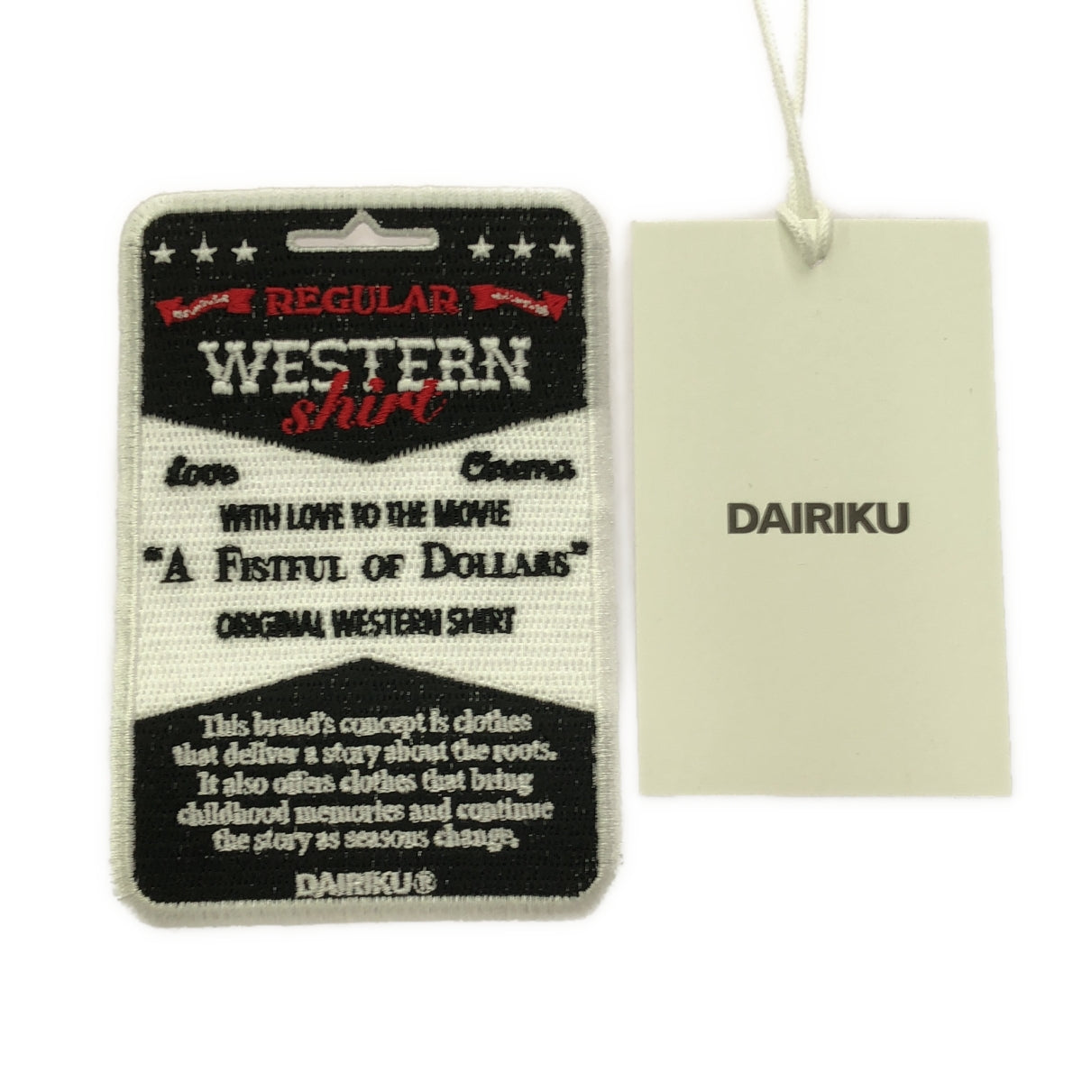 【신품】 DAIRIKU / 다이릭 | 2024SS | "J.Fox" Western Over Shirt 웨스턴 셔츠 | S | 아이보리 | 남성