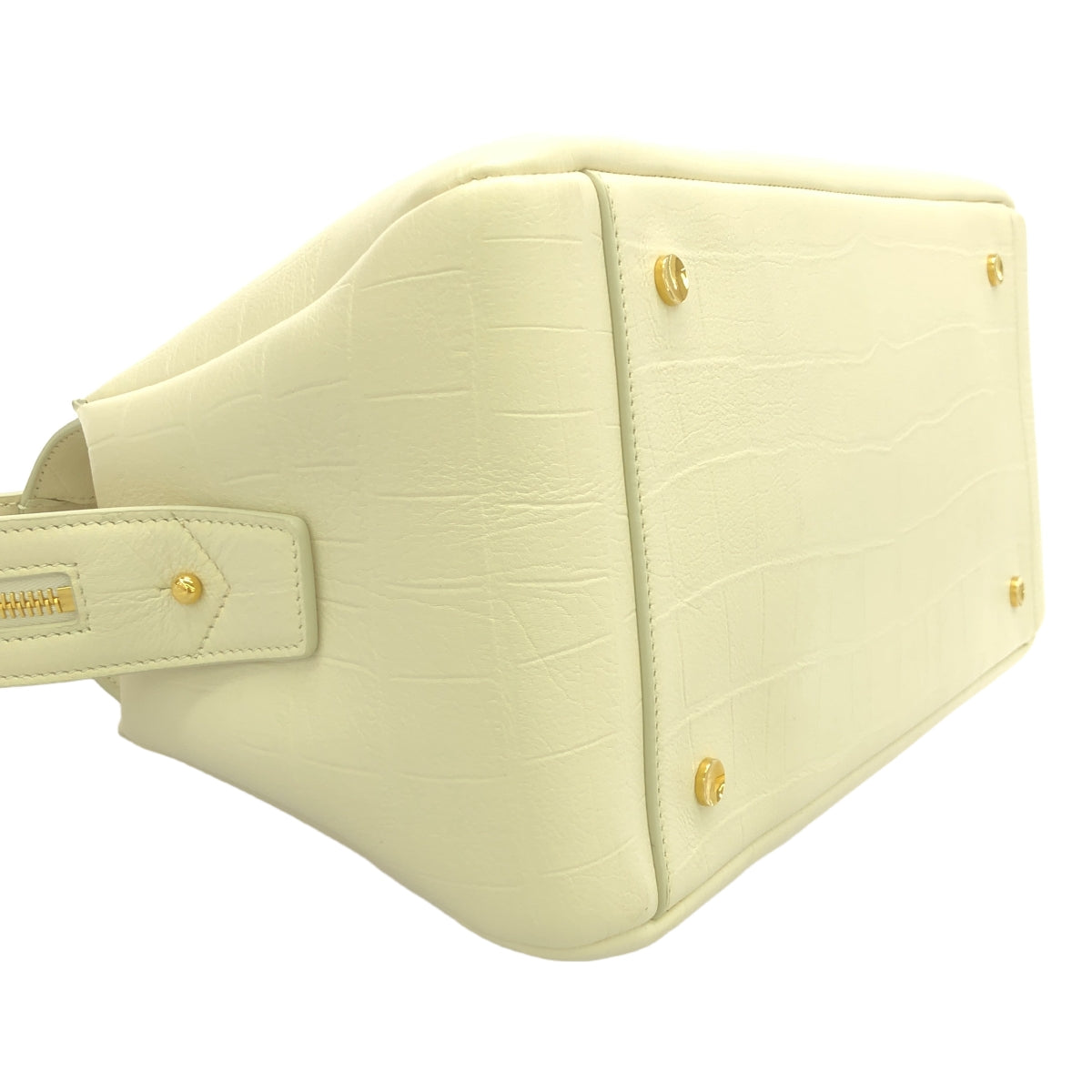 【미품】 JIL SANDER / 질 썬더 | 2023SS | ELEPHANT MEDIUM 2WAY 가죽 핸드백 | 아이보리 | 여성