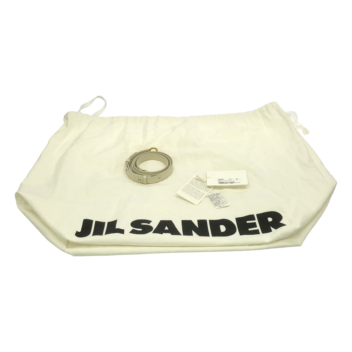 [狀況良好] JIL SANDER | 2023SS |大像中型2WAY皮革手提包 |象牙 |女性的