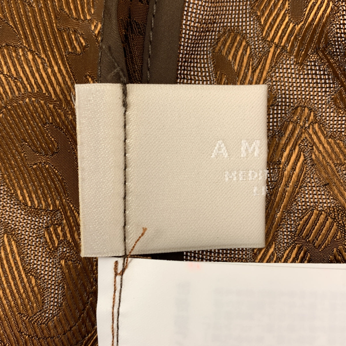 【美品】  AMERI / アメリ | MEDI ALICIA JACQUARD JACKET ジャガード ジャケット | S | ブラウン | レディース