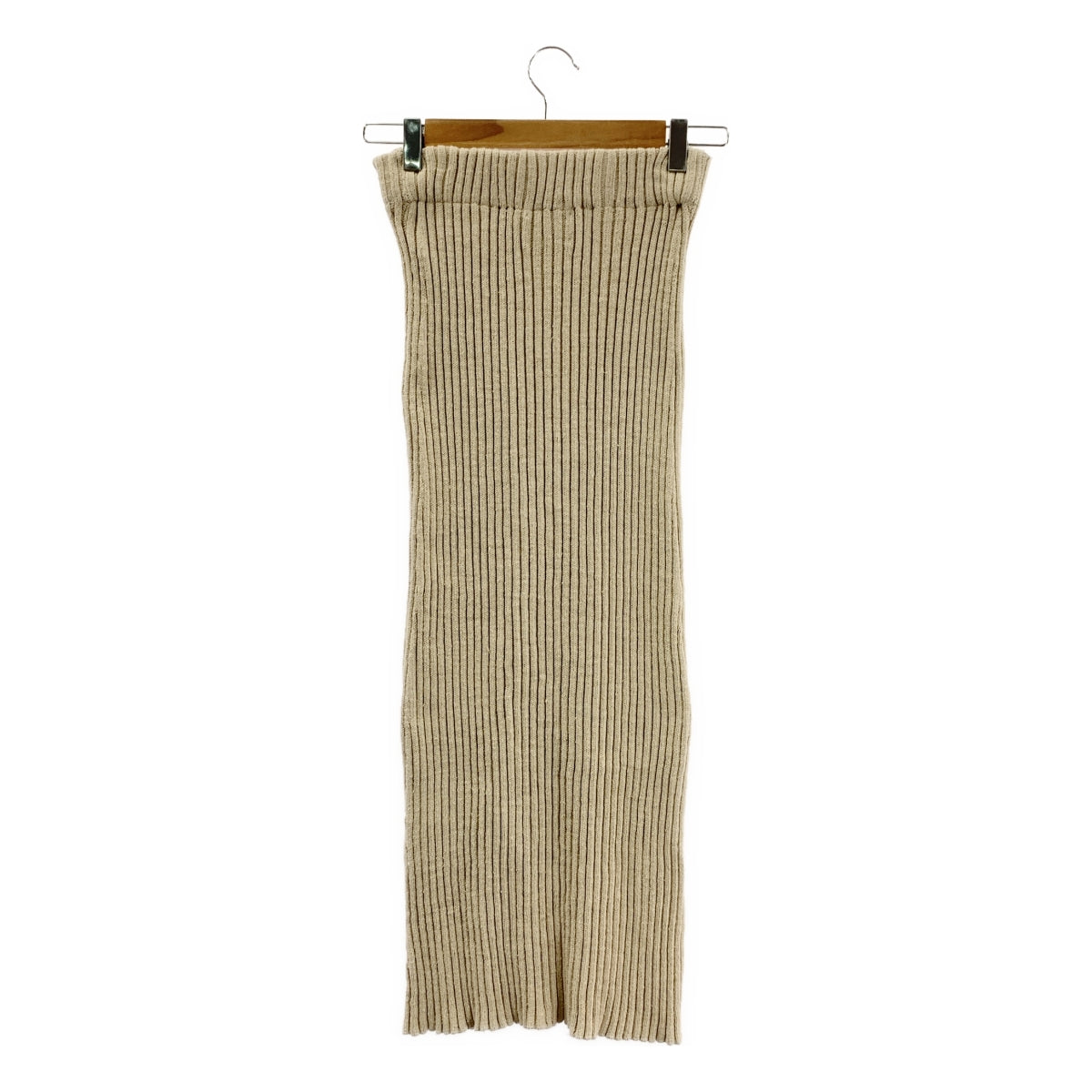 THE SHISHIKUI / シシクイ | RIB Skirt コットン センタージップ リブスカート | S | レディース