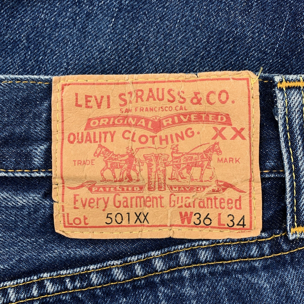 LEVI'S VINTAGE CLOTHING LVC | 50155-0116 / VINTAGE 501XX 1955 年 Big E 鑲邊牛仔褲 | 尺寸 36 | 男款