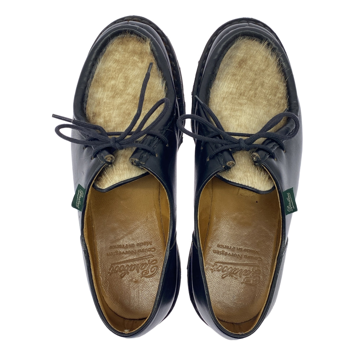 Paraboot / 파라부츠 | MICHAEL MARCHE NOIRE 미카엘 파 모카신 신발 | 40 | 블랙 | 남성