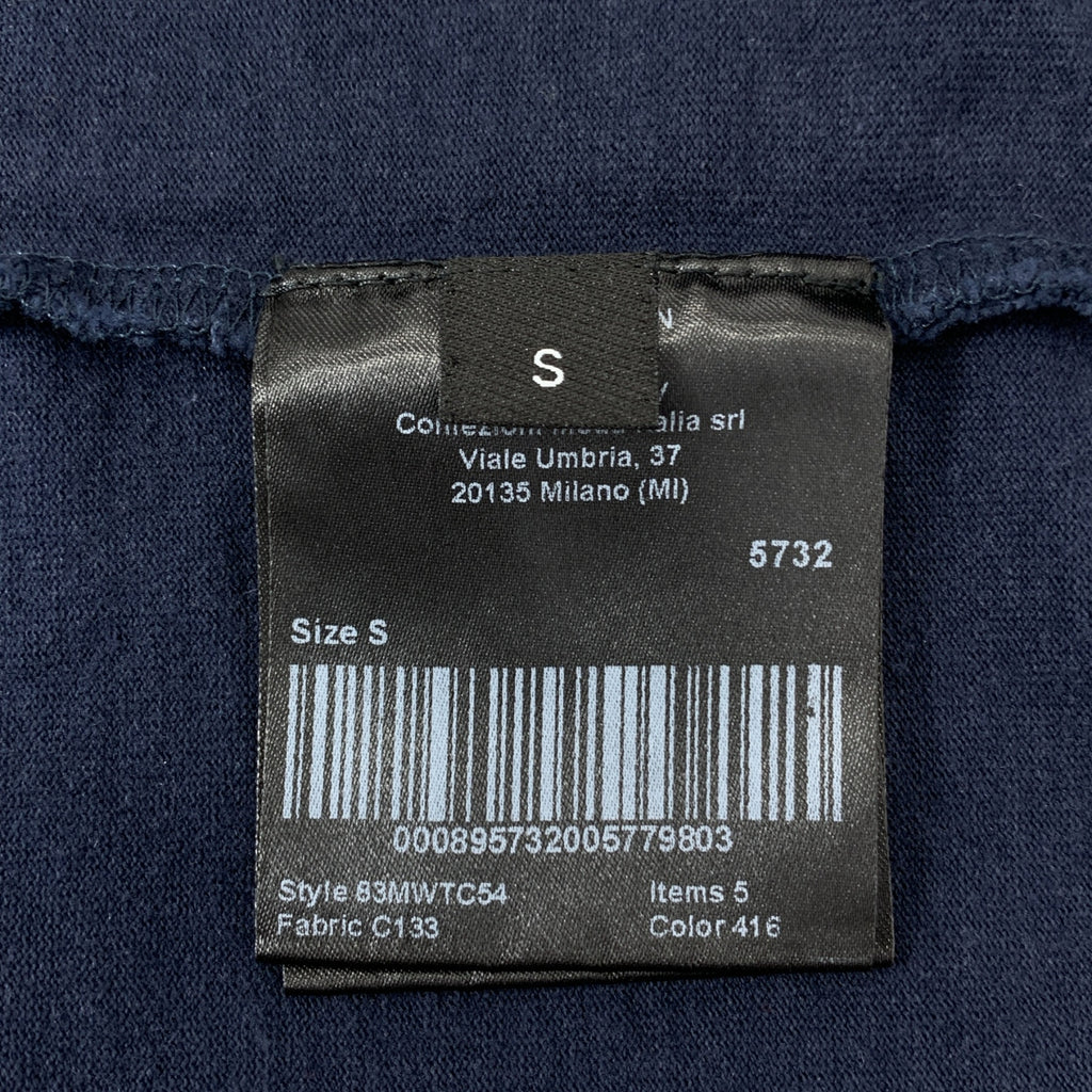 CALVIN KLEIN 205W39NYC / カルバンクライン 205ダブリュー39エヌワイシー | コットン ロゴ刺しゅう ショルダーライン カットソー | S | メンズ