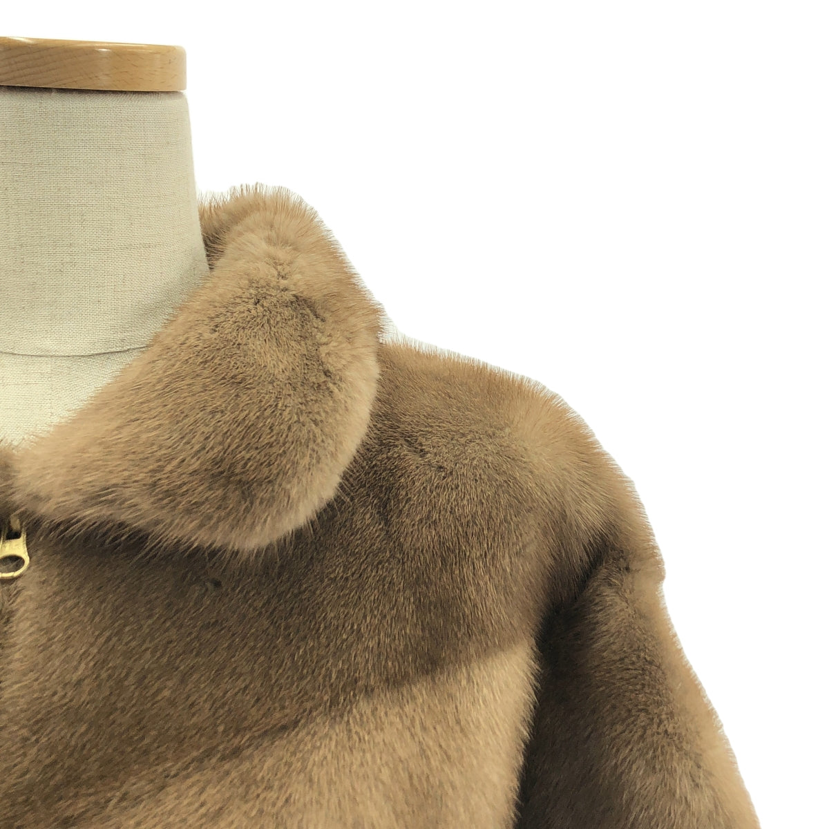 Lisiere L'Appartement / 리지에르 아파르트몬 | 2018AW | Mink Zip Blouson 밍크 퍼 지퍼 업 블루존 | F | 브라운 | 여성