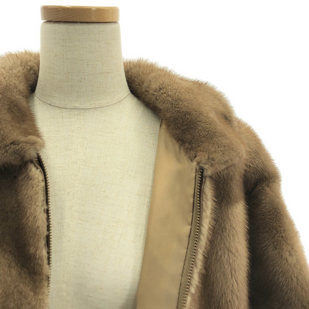 Lisiere L'Appartement / 리지에르 아파르트몬 | 2018AW | Mink Zip Blouson 밍크 퍼 지퍼 업 블루존 | F | 브라운 | 여성