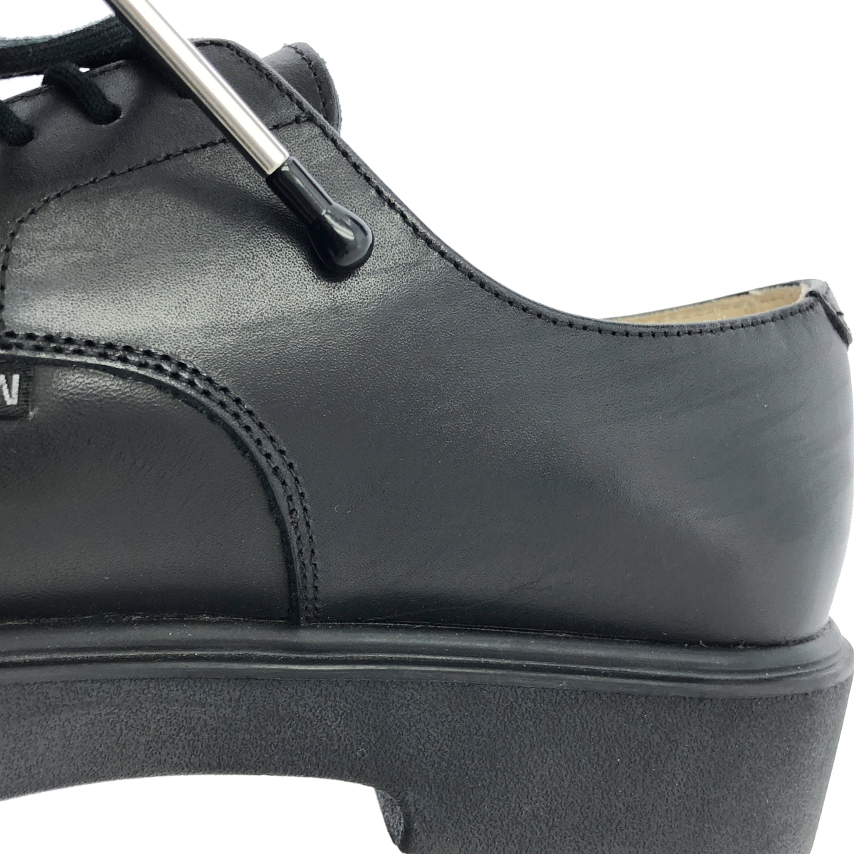MARBOT / マルボー | FRENCH SERVICEMAN SHOES フレンチ サービスマン レザー シューズ | 38 | ブラック | レディース