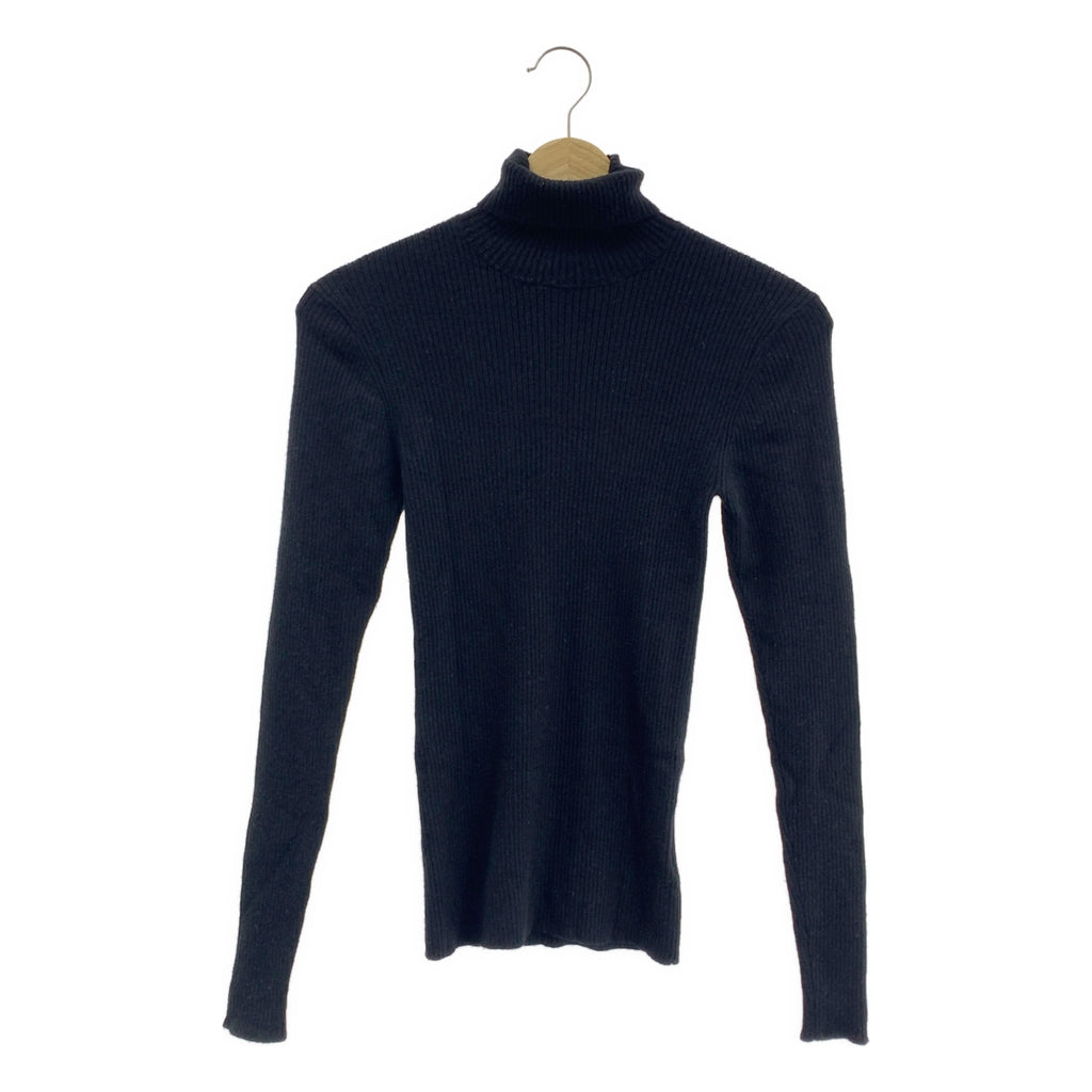 ADORE / 어도어 | 울 베이직 거북이 니트 | 38 | 블랙 | 여성