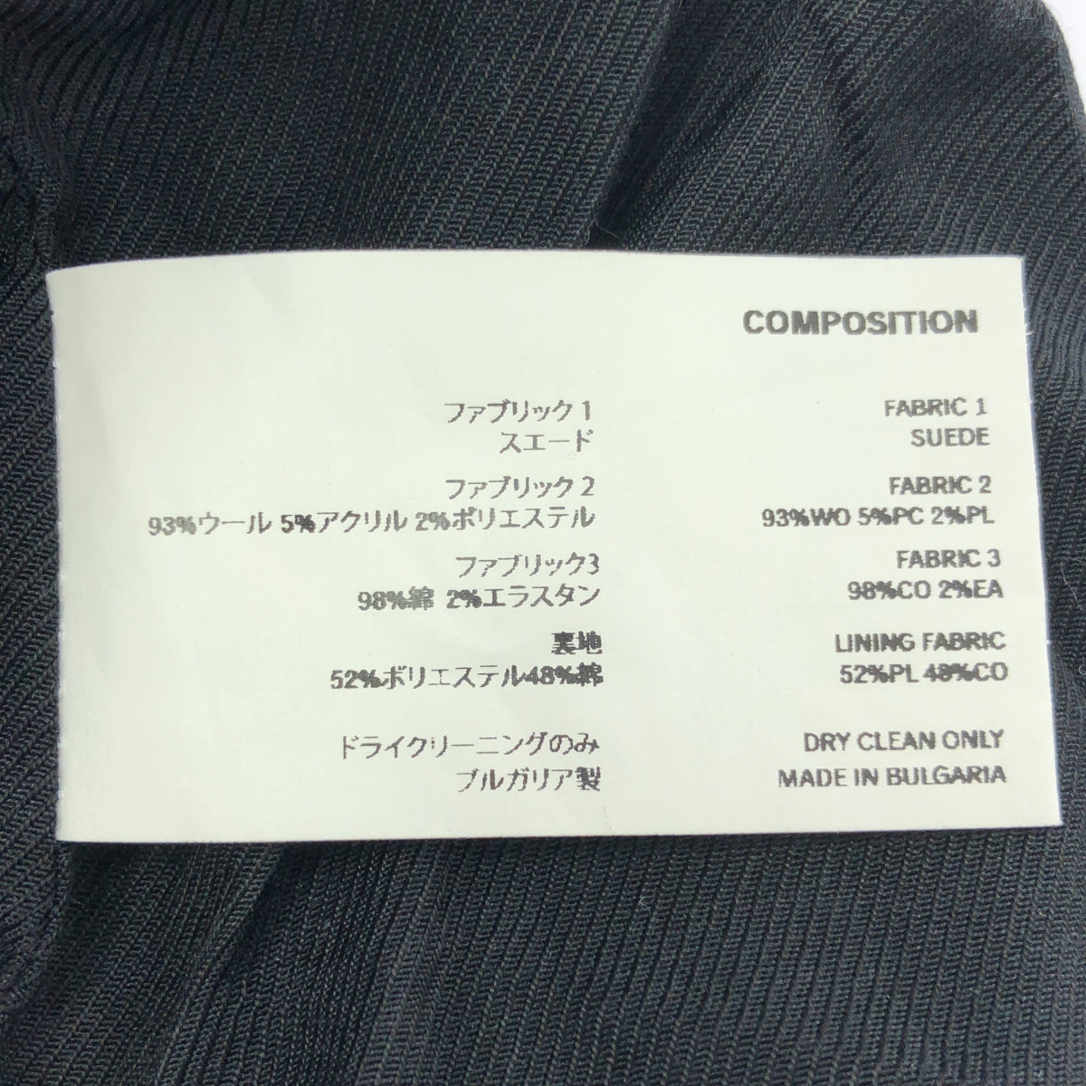 Kiko Kostadinov / キココスタディノフ | oren bag  スウェードレザー ショルダーバッグ | ライトブルー/ブラック | メンズ