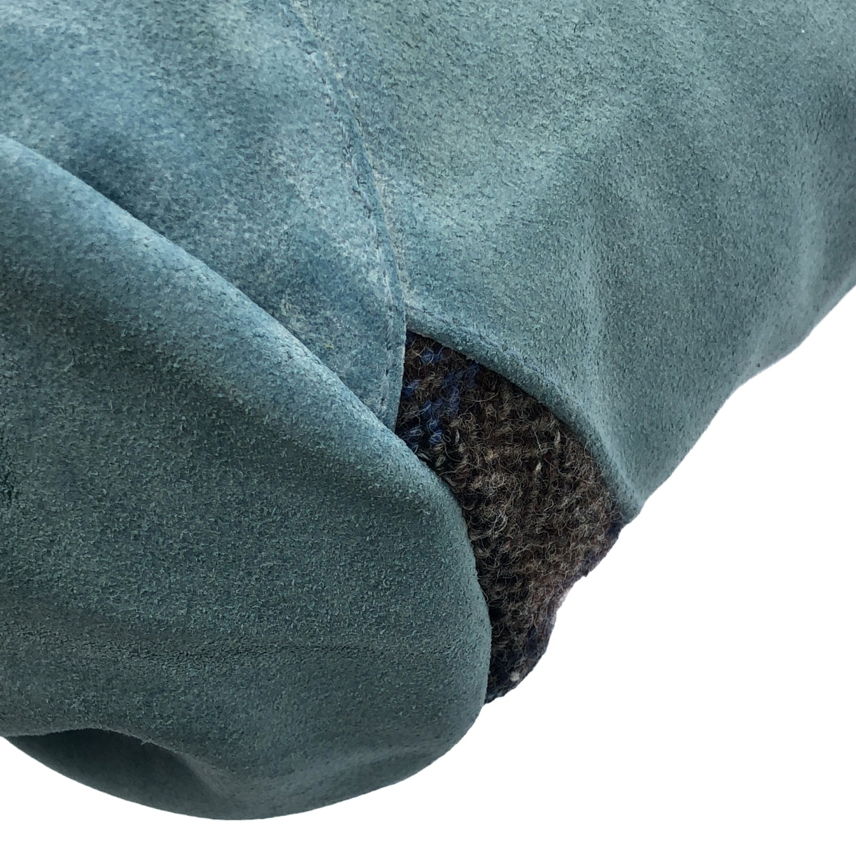 Kiko Kostadinov / キココスタディノフ | oren bag  スウェードレザー ショルダーバッグ | ライトブルー/ブラック | メンズ