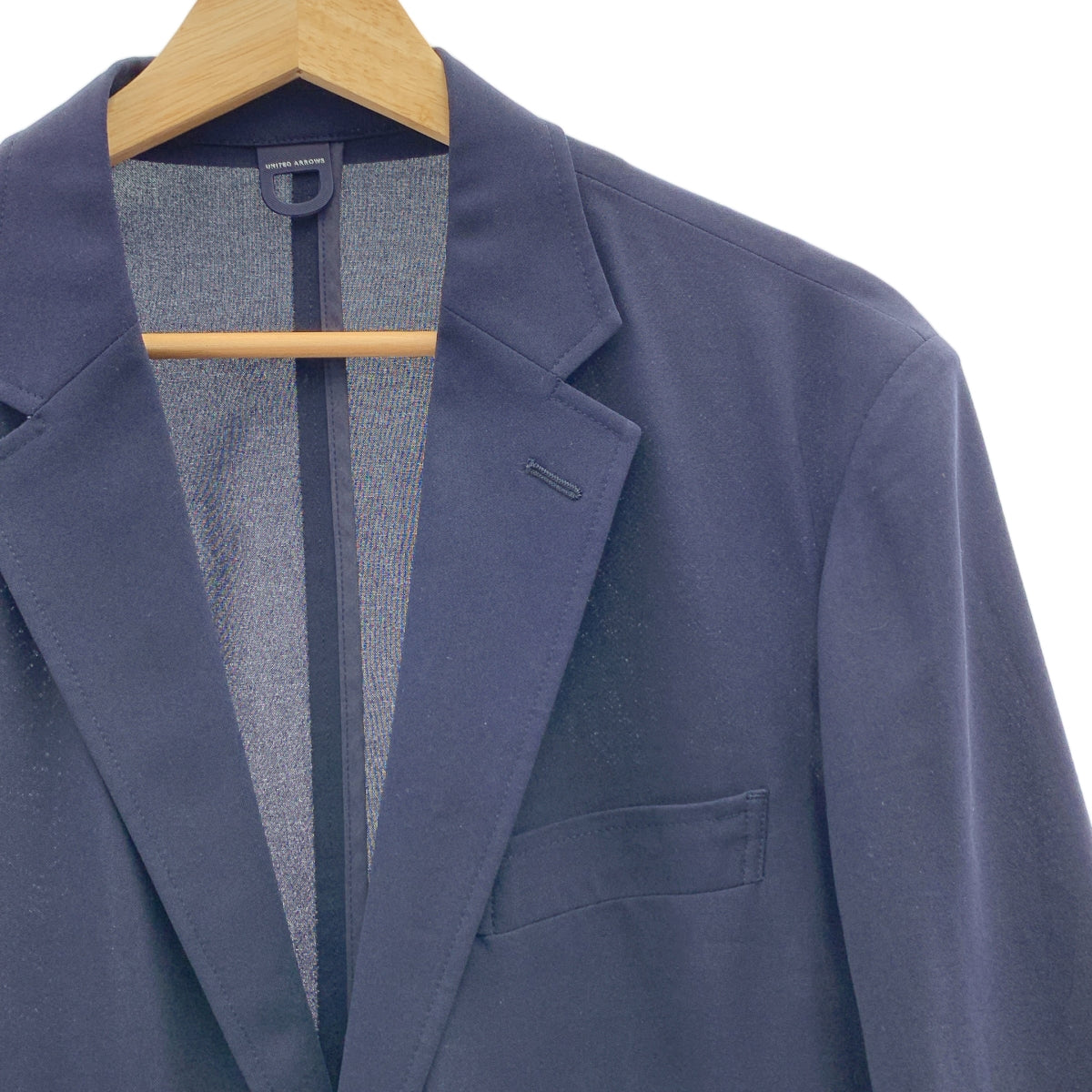 UNITED ARROWS / 유나이티드 애로즈 | CITility 셋업 PE 포플린 테일러드 재킷&amp;슬랙스 팬츠 | L | 네이비 | 남성