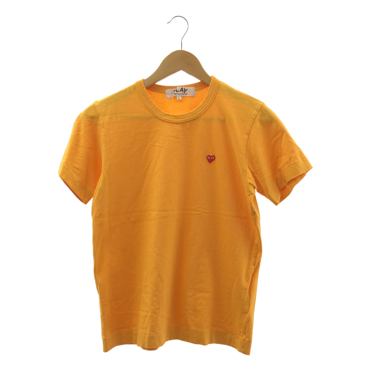 PLAY COMME des GARCONS / 플레이콤 데 갤슨 | 하트 미니 패치 크루넥 컷소우 | L |