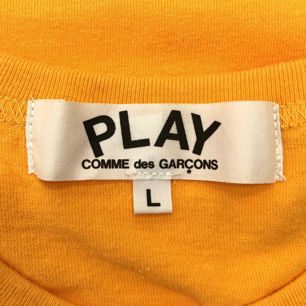 PLAY COMME des GARCONS / 플레이콤 데 갤슨 | 하트 미니 패치 크루넥 컷소우 | L |