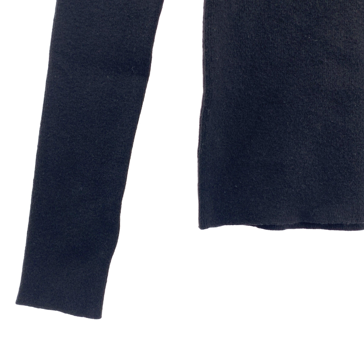 TODAYFUL | 半拉鍊羅紋針織毛衣 | F 碼 | 黑色 | 女款