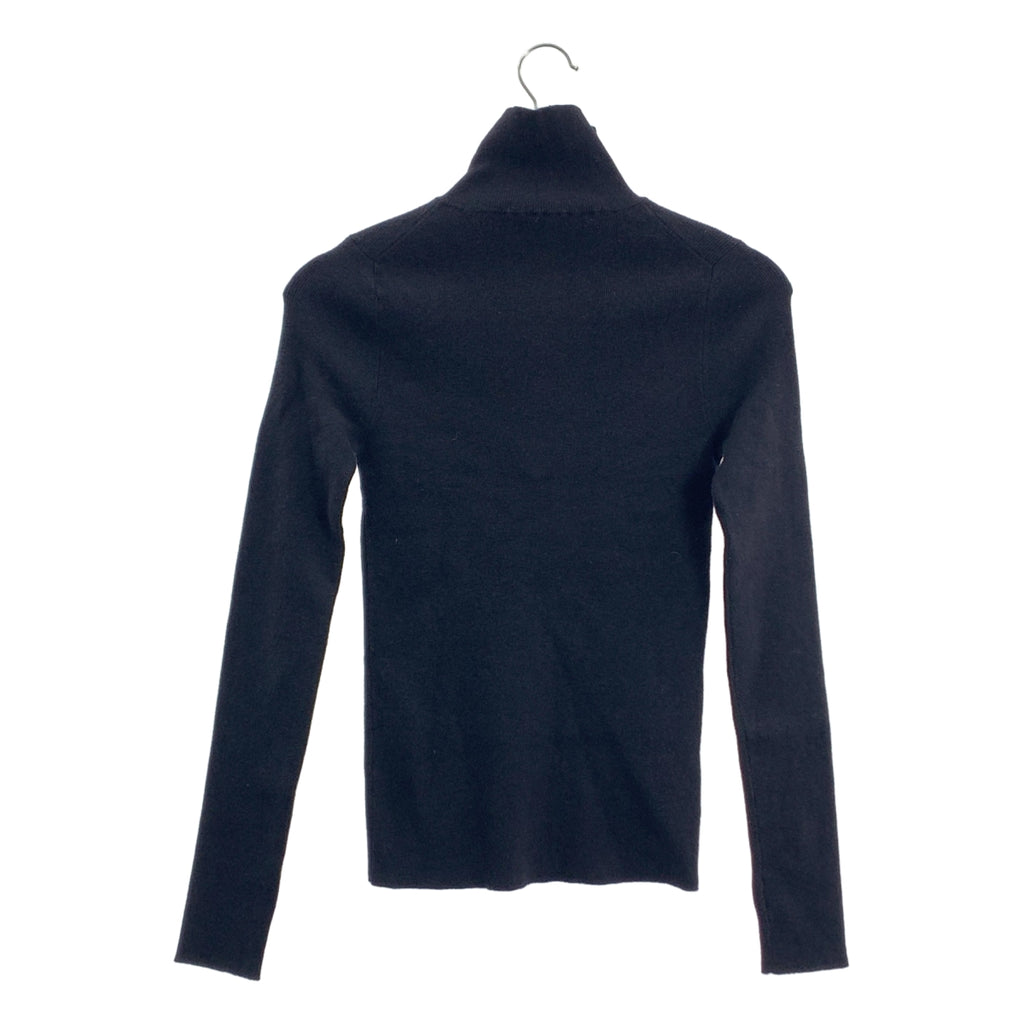 TODAYFUL / トゥデイフル | Halfzip Rib Knit / ハーフジップリブニット セーター | F | ブラック | レディース