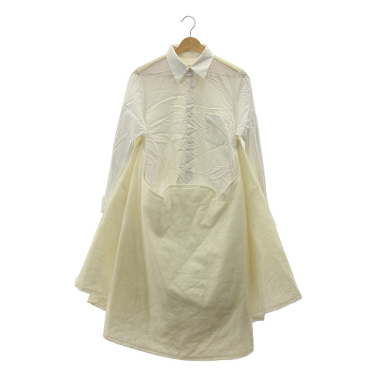 COMME des GARCONS | 2021AW / AD2021 | 加墊尼龍寬鬆襯衫裙 | XS | 女款
