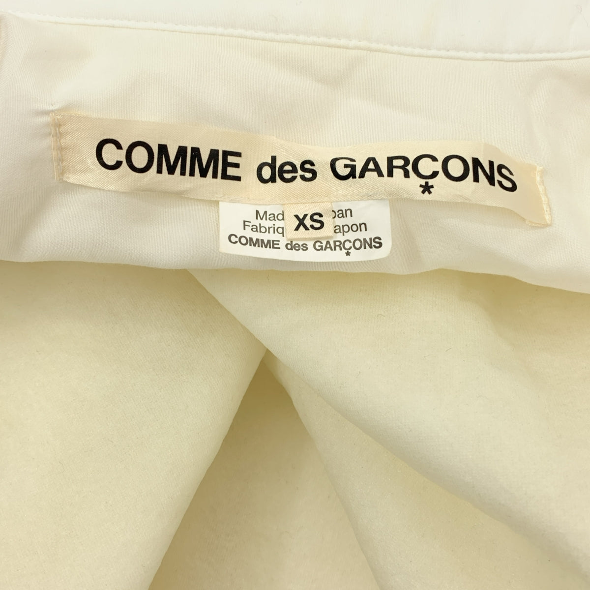 COMME des GARCONS | 2021AW / AD2021 | 加墊尼龍寬鬆襯衫裙 | XS | 女款