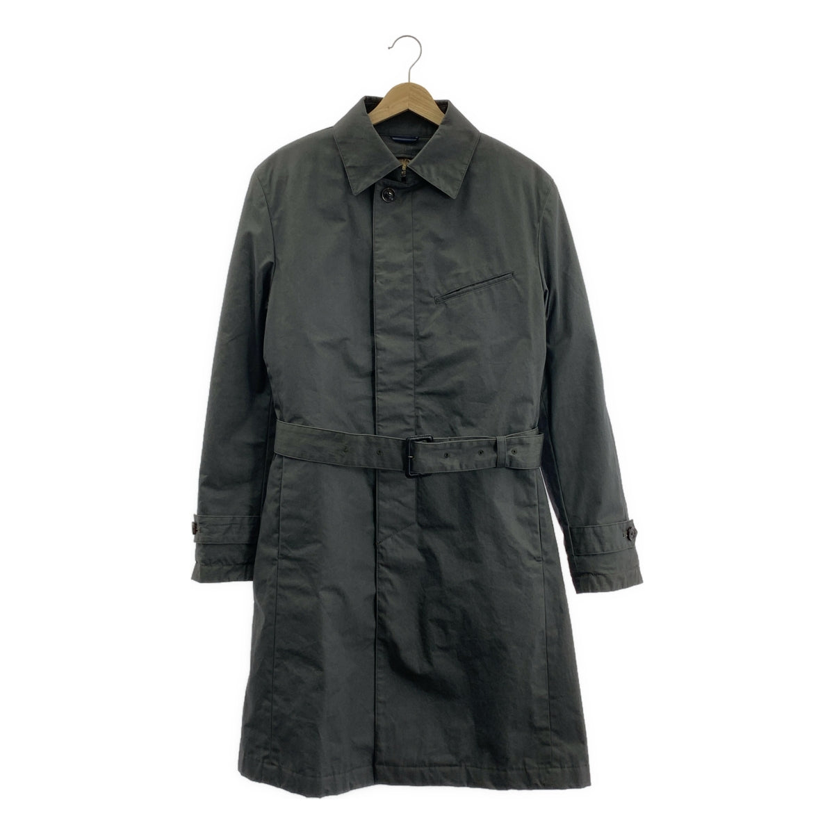 junhashimoto / 준 하시모토 | CERRUTI COTTON STEIFF BAL COLLAR COAT 슈타이프 발카라 코트 | 2 | 올리브 |