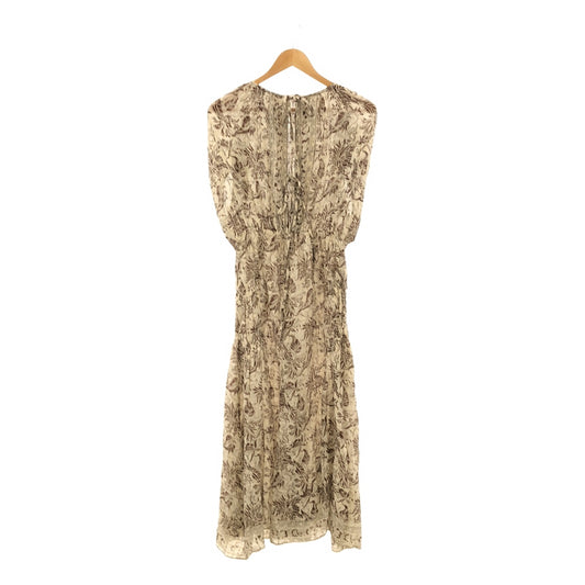 [Good Condition] ETRE TOKYO / Etre Tokyo | BLOCK PRINT Dress | F | Beige | Women's