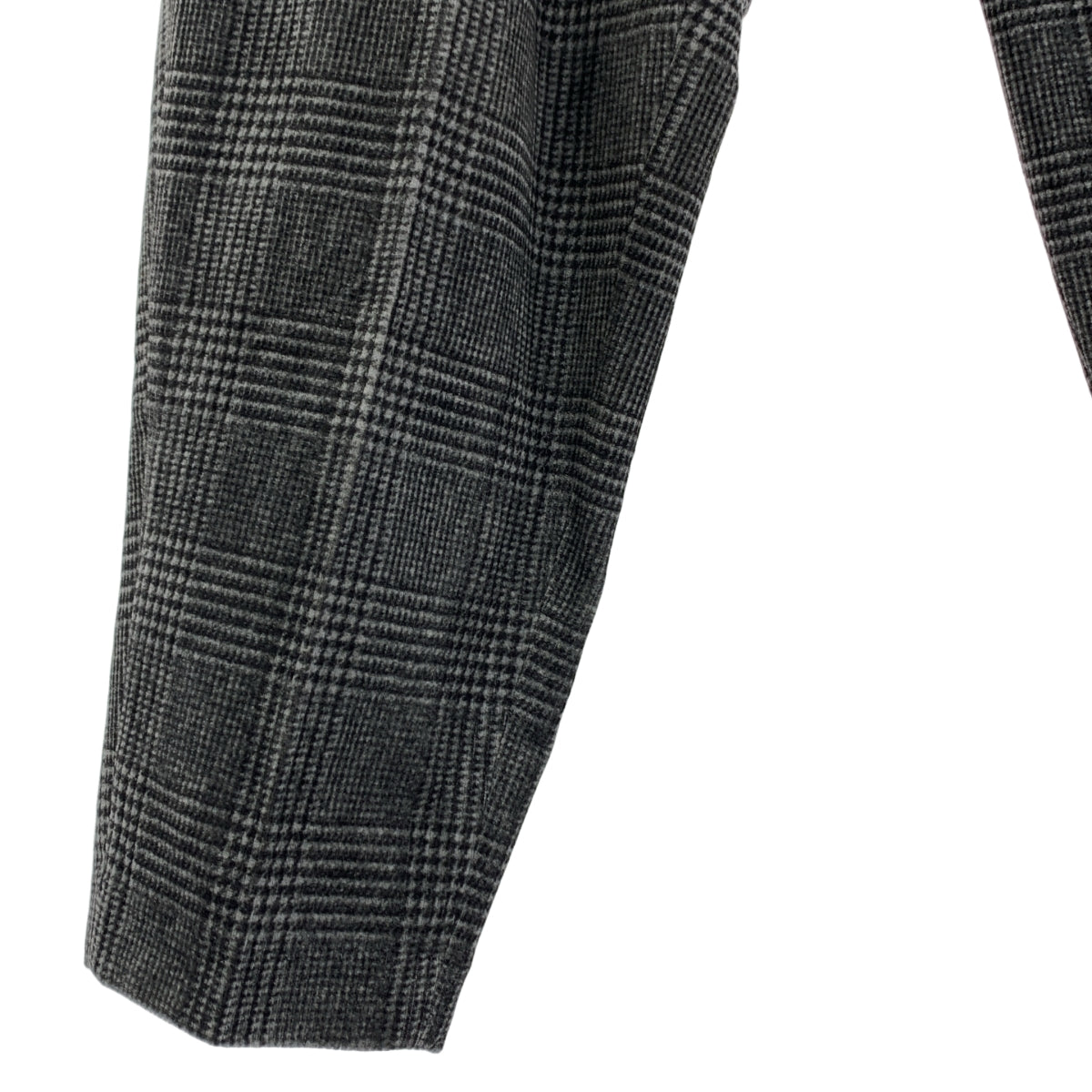 N.HOOLYWOOD / エヌハリウッド | コットン グレンチェック 2タック ワイド スラックス パンツ | 40 | メンズ