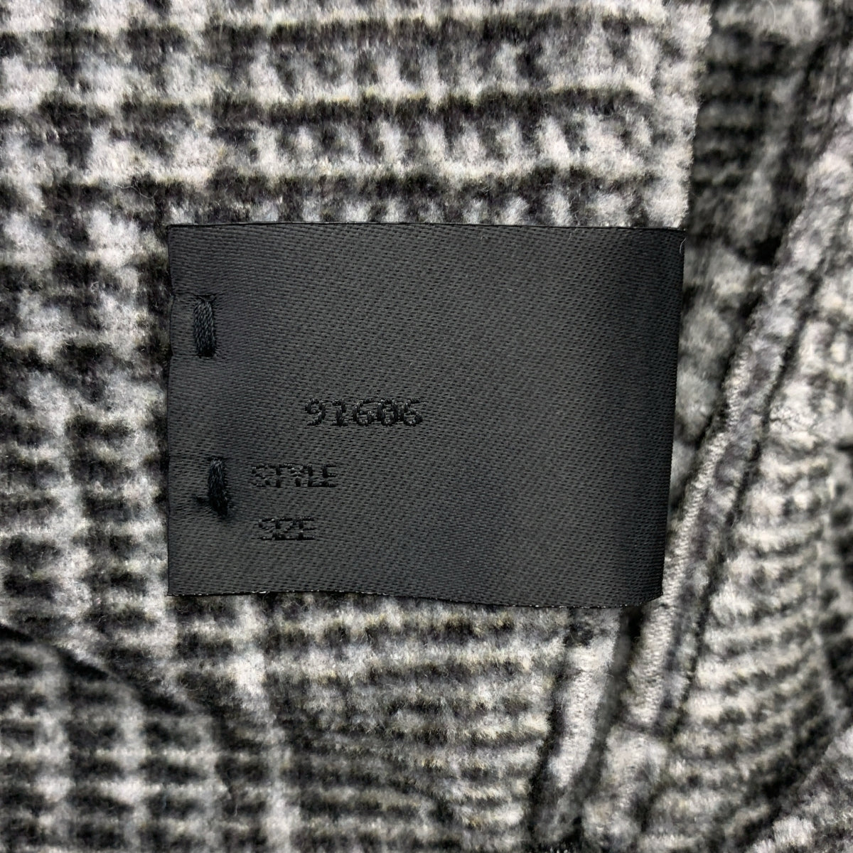 N.HOOLYWOOD / 엔 할리우드 | 코튼 글렌 체크 2 택 와이드 슬랙스 팬츠 | 40 | 남성