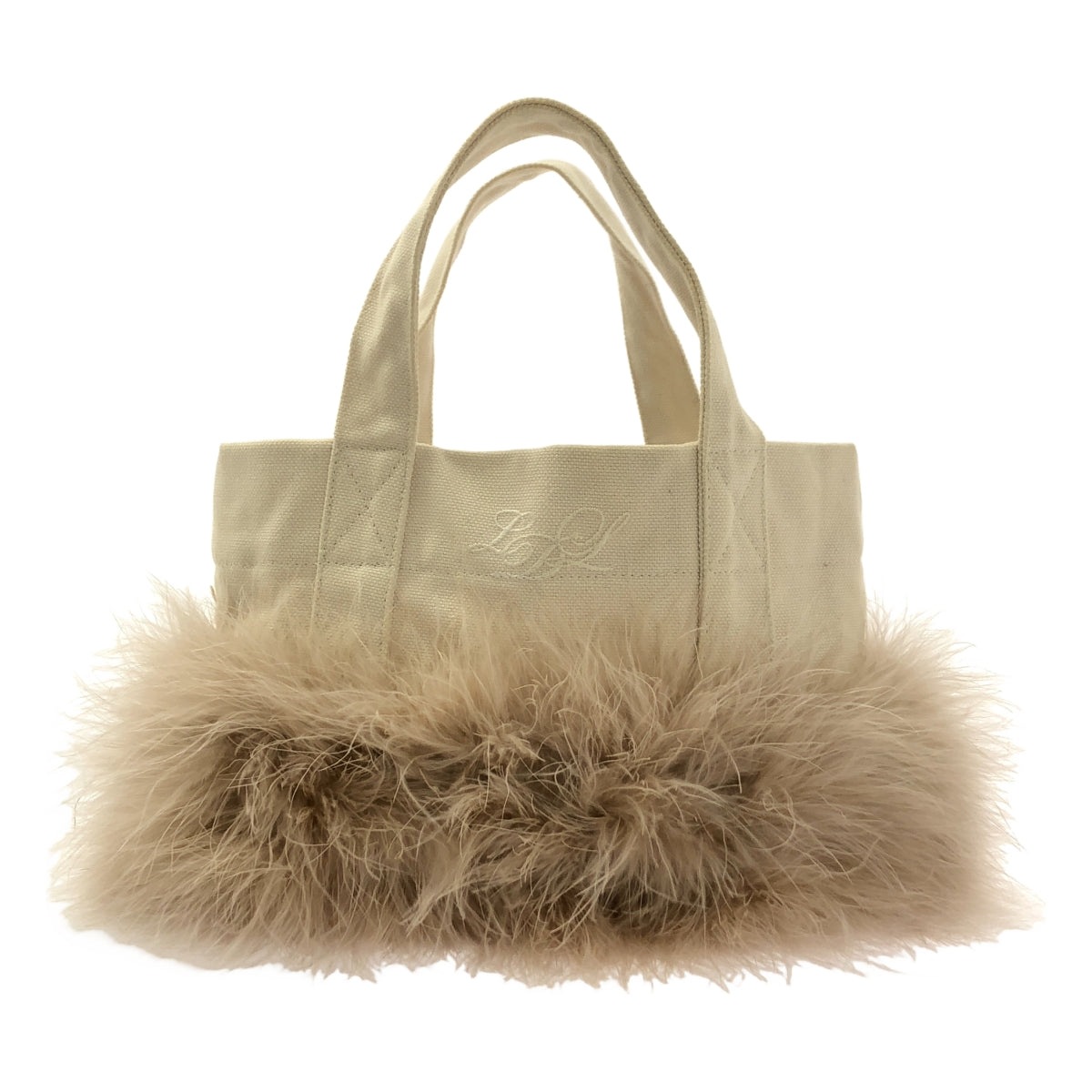 LUDLOW / 래드로 | 모피 캔버스 핸드백 |