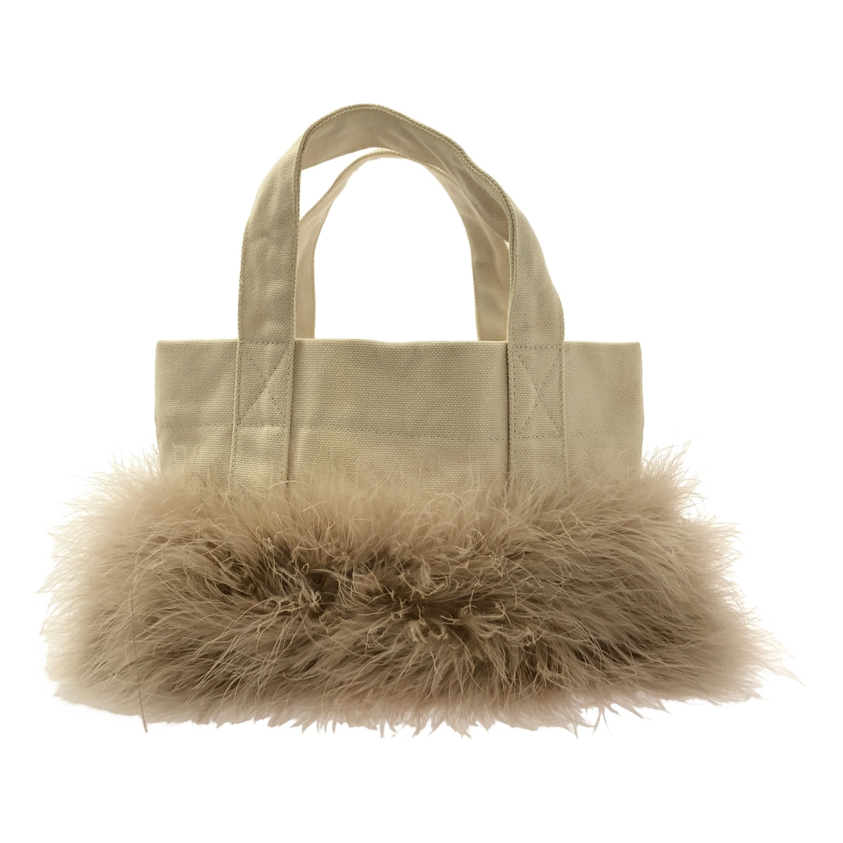 LUDLOW / 래드로 | 모피 캔버스 핸드백 |