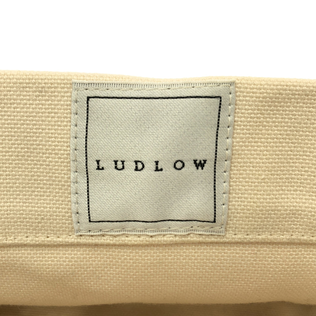 LUDLOW / 래드로 | 모피 캔버스 핸드백 | 화이트 / 베이지 | 여성