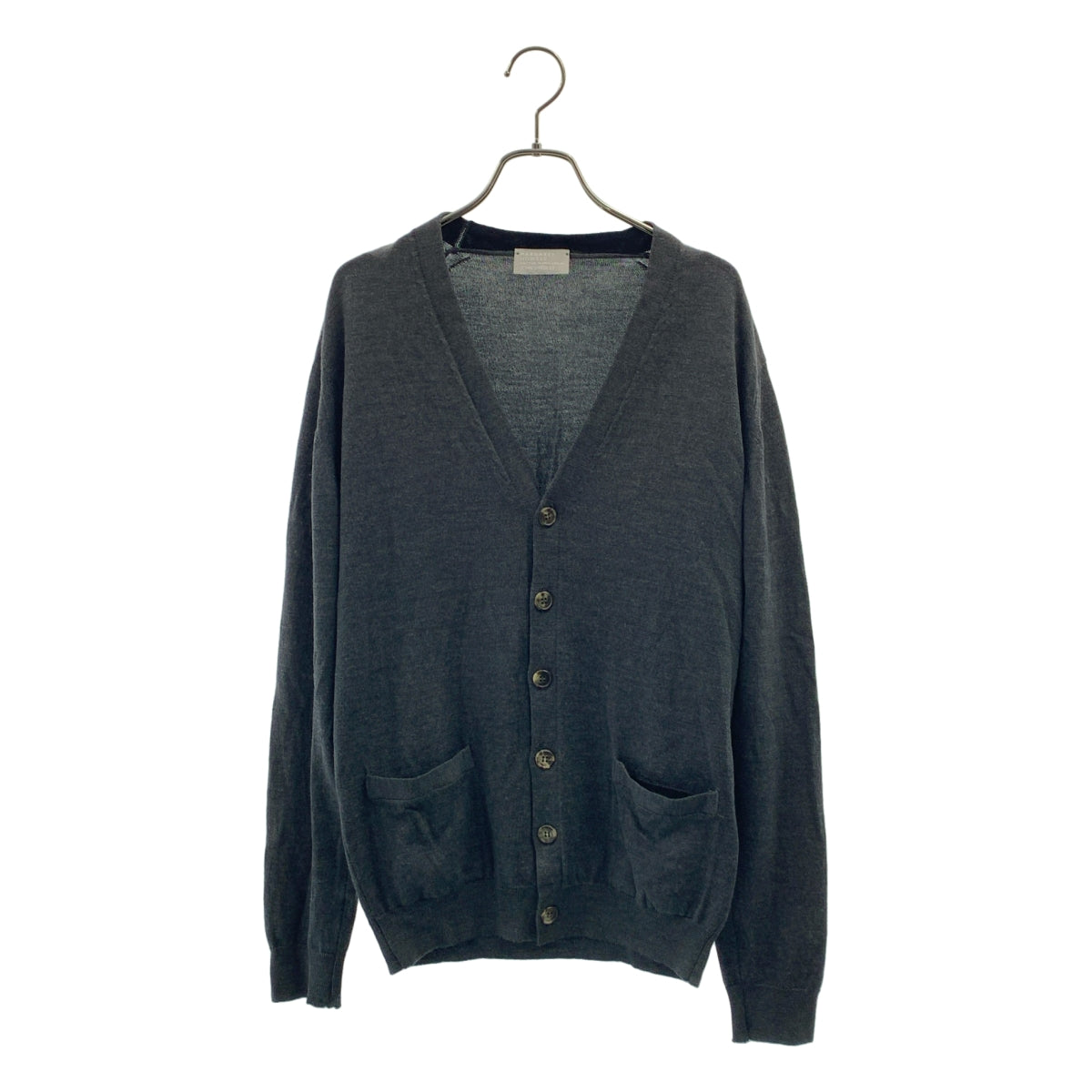 MARGARET HOWELL / 마가렛 하웰 | × JOHN SMEDLEY / 존스 메들리 별주 울 하이 게이지 V 넥 니트 카디건 | M | 남성