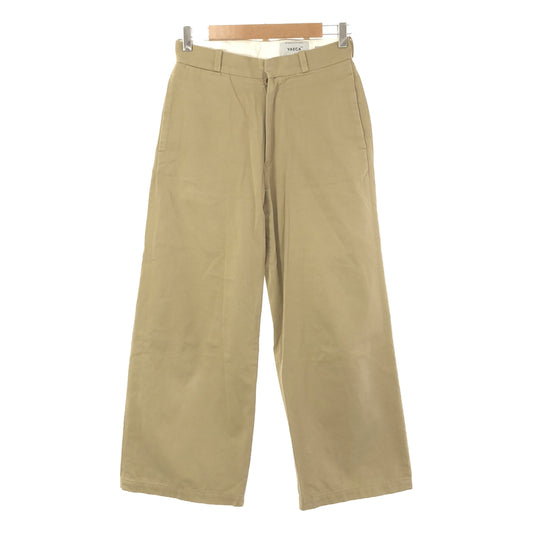 YAECA / 야에카 | CHINO CLOTH PANTS WIDE 팬츠 | 28 | 베이지 | 여성