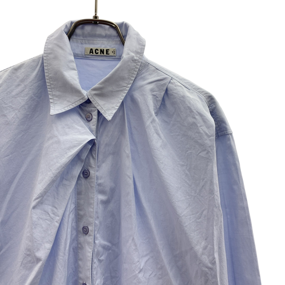Acne / 여드름 | 코튼 백 오픈 롱 셔츠 | 32 | 여성