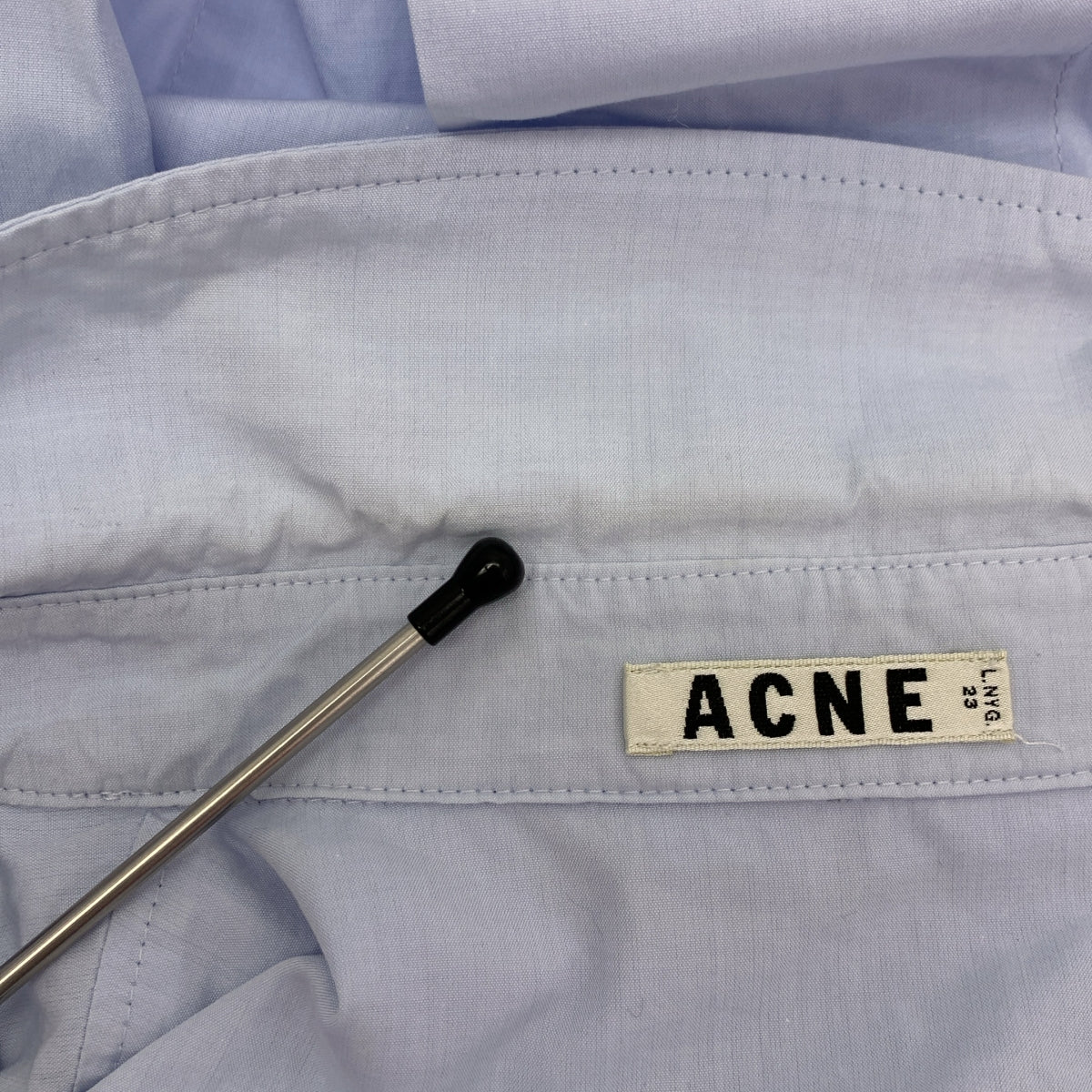 Acne / 여드름 | 코튼 백 오픈 롱 셔츠 | 32 | 여성