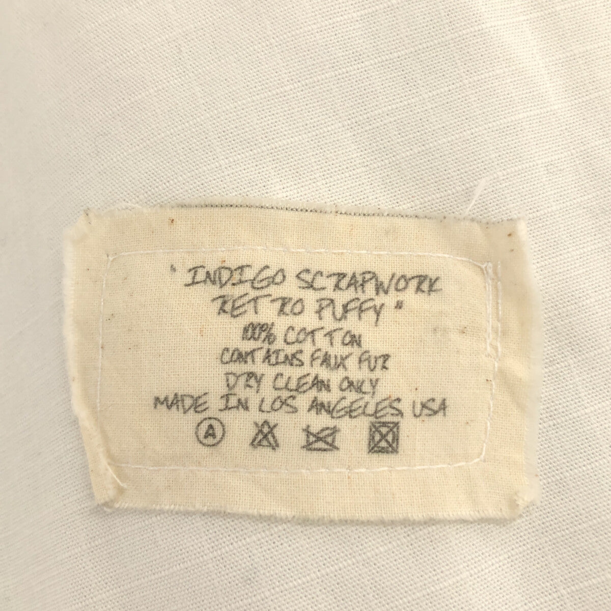 GREG LAUREN / グレッグローレン | INDIGO SCRAP WORK RETRO PUFFY JACKET / パッチワーク オーバー パフィージャケット | 2 | インディゴ | メンズ