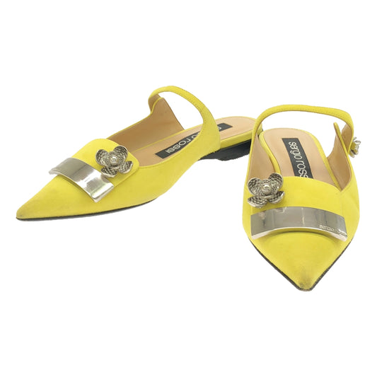 sergio rossi / Sergio Rossi | Scarpe Donna pointed toe flat pumps | 37 | Yellow | Women's