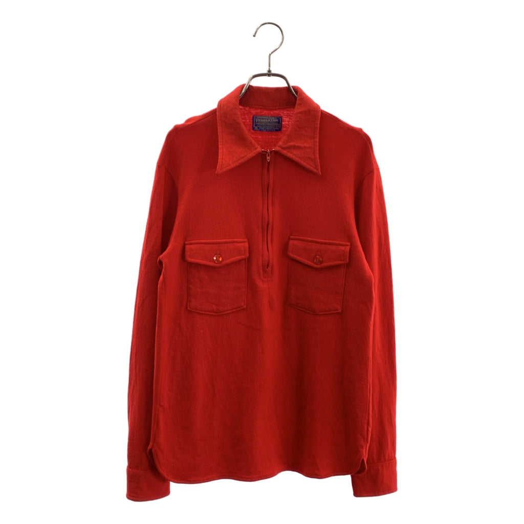 PENDLETON / ペンドルトン | 1970s | ハーフジップ ウール プルオーバー シャツ | M | メンズ
