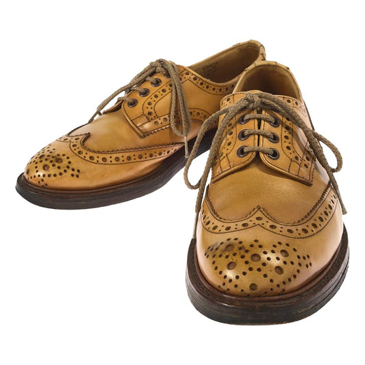 Tricker's | M5633 BOURTON Wingtip Leather Country Shoes | Size 8 | Brown | Men's