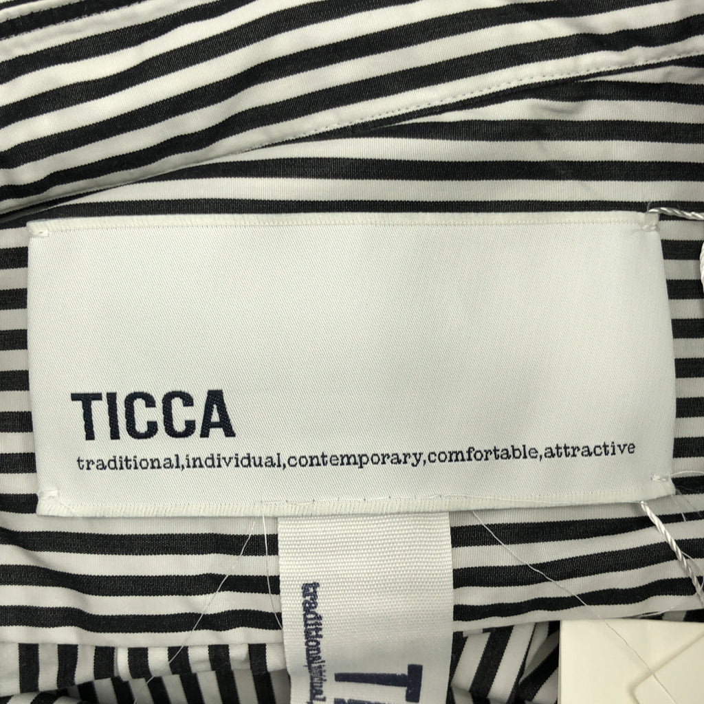 TICCA | 棉質條紋長襯衫 | F碼 | 女款